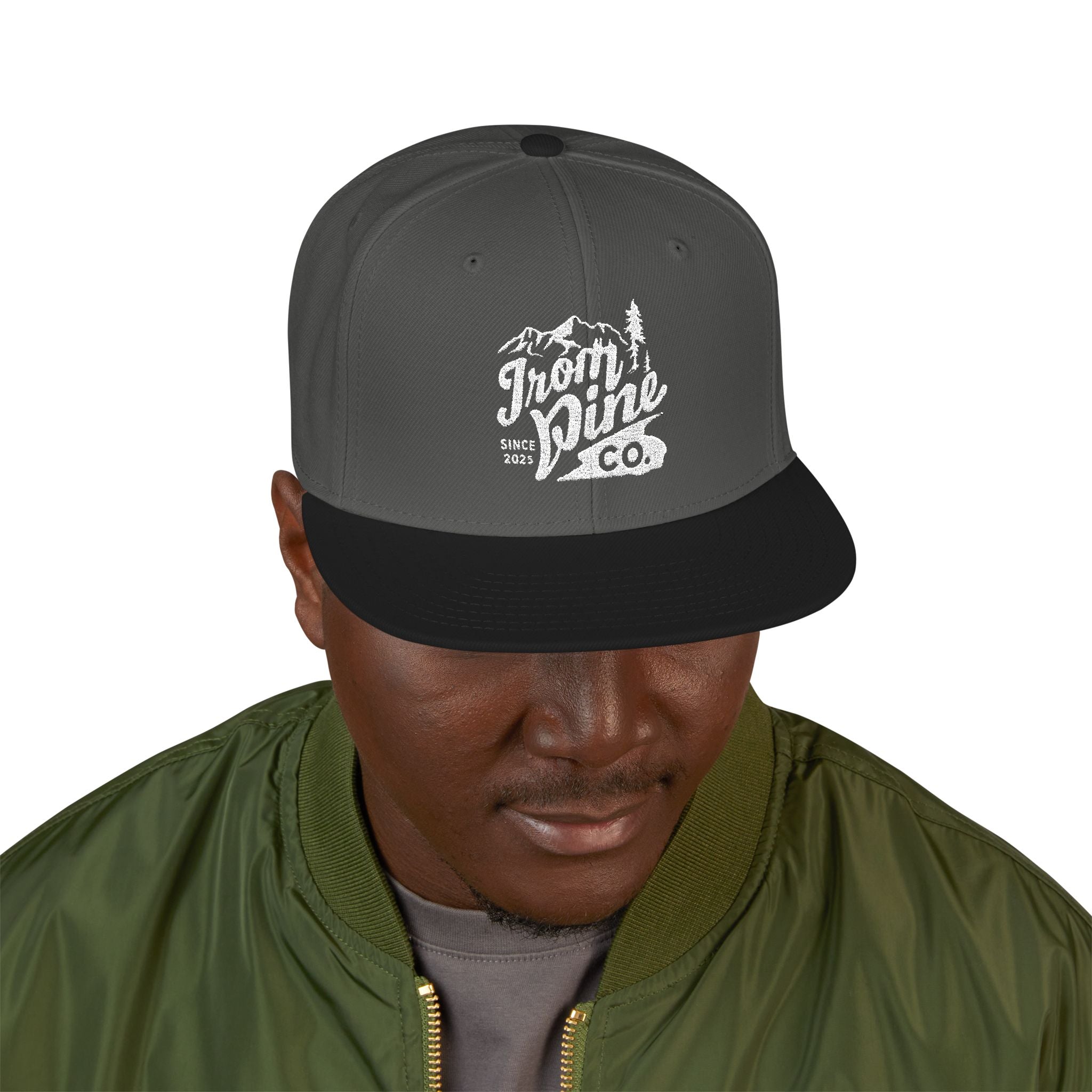 Snapback cap ( Flat bill )